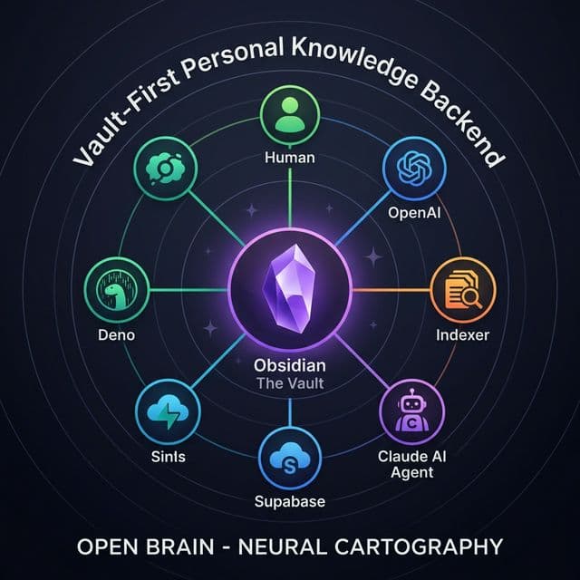 Open Brain: Building a Personal Knowledge Backend with AI